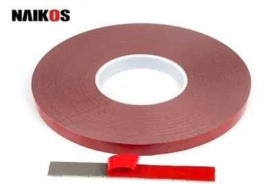 Akrilo putplasčio juosta yra skirtingų tipų ir storio